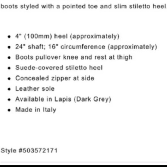 NEW $2640 GIANVITO ROSSI SUEDE LEATHER OVER KNEE THIGH HIGH CUISSARD BOOTS RARE - Picture 9 of 13